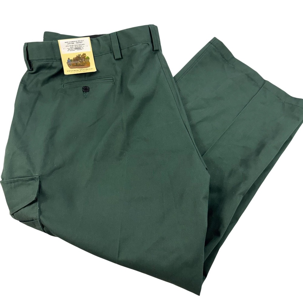 USDA Forest Pants Mens 52x30 Green Cargo Uniform Executive Apparel WorkHorse